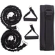 Поводок амортизатор с рукоятками для силовых тренировок Zelart My Fit 4109 Black - изображение 1
