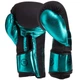 Перчатки для бокса и единоборств на липучке Zelart 3083 Black-Turquoise 8 унций - изображение 2