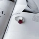 Срібна каблучка з натуральним рубіном 5.641ct, вага виробу 4,35 гр (2157946) - зображення 2
