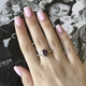 Серебряное кольцо с александритом 3.285ct, вес изделия 3,54 гр (2157991) - изображение 6