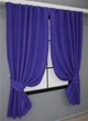 Комплект коротких штор VR-Textil Шерсть 140х160 см 2 шт Синій (35-0143) - зображення 2