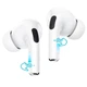 Наушники беспроводные Bluetooth с шумоподавлением HOCO true wireless ANC noise reduction BT headset EW63 Белый - изображение 3