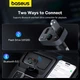 FM-трансмиттер Baseus 2хUSB/Type-C PD18W Bluetooth S-09 Lite (C10762300113-00) - изображение 7