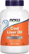 Масло печінки тріски NOW Cod Liver Oil 250 гел капс Жирні кислоти - зображення 1