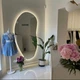 Фігурне стильне дизайнерське дзеркало Comfort Vision Гармонія 120х60 см з LED підсвіткою - изображение 2