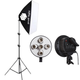 Софтбокс 60х90 см на 5 набоїв E27 Profi-light PS-695 + Стійка 2 м - зображення 1