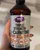 L-карнитин NOW L-Carnitine Liquid 3000 mg 473 мл Жиросжигатель - изображение 5