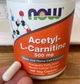 L-карнитин NOW Acetyl L-Carnitine 500 mg 100 капсул Жиросжигатель - изображение 4