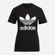 T-shirt damski bawełniany adidas Trefoil Tee 36 Czarny (4064044803672) - obraz 4