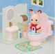 Ігровий набір Epoch Sylvanian Families Toilet (5054131057407) - зображення 5