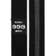 Набор тканевых резинок для упражнений ленты сопротивлений 3шт RESISTANCE STRAP EZOUS (полиэстер, латекс, р-р 200x3,5 см, вес уп. 416гр) (K-04) - изображение 3