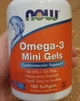Омега-3 Now Foods Omega-3 Mini Gels 180 мини капсул - изображение 5