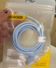 USB кабель 1м для быстрой зарядки USB A - Type-C 100W Essager ES-X46bl синий - изображение 3