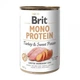 Влажный корм Brit mono protein Turkey & Sweet Potato для собак индейка и сладкий картофель 400г - изображение 2