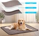 Охлаждающий коврик для собак и кошек Cooling Mat подстилка / лежанка для животных с охлаждающим эффектом, 40x30 см, коричневый (82860232) - изображение 2