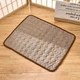 Охлаждающий коврик для собак и кошек Cooling Mat подстилка / лежанка для животных с охлаждающим эффектом, 40x30 см, коричневый (82860232) - изображение 4