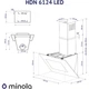 Витяжка Minola HDN 6124 BL LED чорна - изображение 12