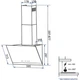 Витяжка Minola HVS 6232 BL/INOX 700 LED (похила) - зображення 3