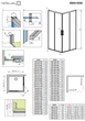 Душевая кабина RADAWAY Idea White KDD 70Lx70R 387065-04-01L+387065-04-01R - изображение 2