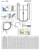 Душевая кабина RADAWAY Essenza PDD 80Lx90Rx200 1385002-01-01L+1385001-01-01R - изображение 2