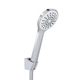Змішувач для душу Lidz Latwa 010 (з душовим гарнітуром) LDLAT010WHI45426 Білий з хромом - зображення 4