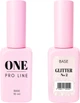 База з глітером One Pro Line Base Glitter 2 10 мл (5902211320029) - зображення 1