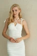 Короткое платье Shape of Angel с завязками на шеи 100% коттон S белое - изображение 2