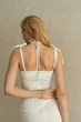 Короткое платье Shape of Angel с завязками на шеи 100% коттон S белое - изображение 8