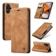 Чехол книжка Caseme с магнитом для Xiaomi Redmi Note 13 Pro+ 5G коричневый бумажник - изображение 6