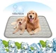Охлаждающий коврик для собак и кошек Cooling Mat подстилка / лежанка для животных с охлаждающим эффектом, 100х70 см, серый (85887540) - изображение 1