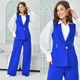 Fashions • Жіночий брючний костюм Francheska Fashions 42-44 електрик (9345-мо) - зображення 2