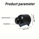 IP Камера Безопасности 480p Широкоугольный Объектив 140°, USB Питание, Wi-Fi Мониторинг для Дома и Офиса – KEIVING - изображение 9