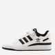 Sneakersy męskie skórzane adidas Forum Low FY7757 43.5 (9UK) Czarny/Biały (4064037258052) - obraz 3