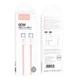 USB кабель Type-C на Type-C HOCO Source 60W charging data cable (1m, PD2.0, 60W, 20V 3A). Pink - зображення 4