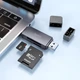 Картридер с разъемом Type-C и USB HOCO Spirit card reader (USB2.0, Type-C, SD/TF, 480Mbps). Black - изображение 2