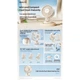 Настільний вентилятор портативний Remax USB Colorful desktop fan (2W, USB). White - зображення 7