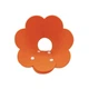 Воротник-подушка для кошек Lesko DT-1063 Flower Orange M послеоперационный защитный от вылизывания - изображение 1