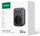 Мережевий фільтр Ugreen CD314 30W Outlet Extender EU (2A1C) Space Grey (UGR-90613) - зображення 8