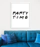 Постер для вечірки у стилі серіалу Друзі "Party time" А3 (F1130) - зображення 4