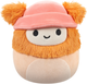 М'яка іграшка Squishmallows Little Plush Fuzzy Peach Yeti W/Hat and Fuzzy 13см (0196566418066) - зображення 1