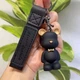 Брелок на ключи или сумку Медведь чёрный - изображение 1