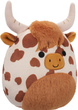 Maskotka Squishmallows Little Plush Alonzo Brown and White Highland Cow 19 cm (0196566411371) - obraz 5
