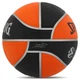 Мяч баскетбольный резиновый №7 SPALDING 84506Z TF 150 EURO TURK (резина, бутил, черный-оранжевый) - изображение 3