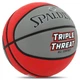 М'яч баскетбольний №7 гумовий SPALDING TRIPLE THREAT червоний-сірий 84546Z - зображення 3