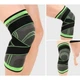 Бандаж коленного сустава наколенник Knee Support Copper фиксатор для колена, цвет черно-зеленый (8727922994) - изображение 2