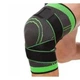 Бандаж коленного сустава наколенник Knee Support Copper фиксатор для колена, цвет черно-зеленый (8727922994) - изображение 5