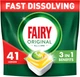 Капсулы для посудомоечных машин Fairy Original Все-в-1 41 шт (8700216237239) - изображение 1