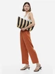 Брюки женские H&M 1147899_шнур.пояс на рез M Терракотовые (KAY2000001516706) - изображение 4