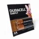 Батарейки пальчикові лужні Duracell AA LR6 (2 шт) (15280) - зображення 2