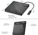 Внешний DVD-привод Amicool USB 3.0/USB C для ноутбука и ПК Черный - изображение 2